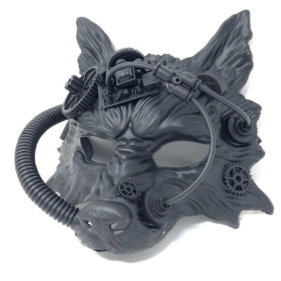 Wolf Steampunk Style Halloween Costume Mask Masquerade Party Ball Masks - Picture 3 of 4